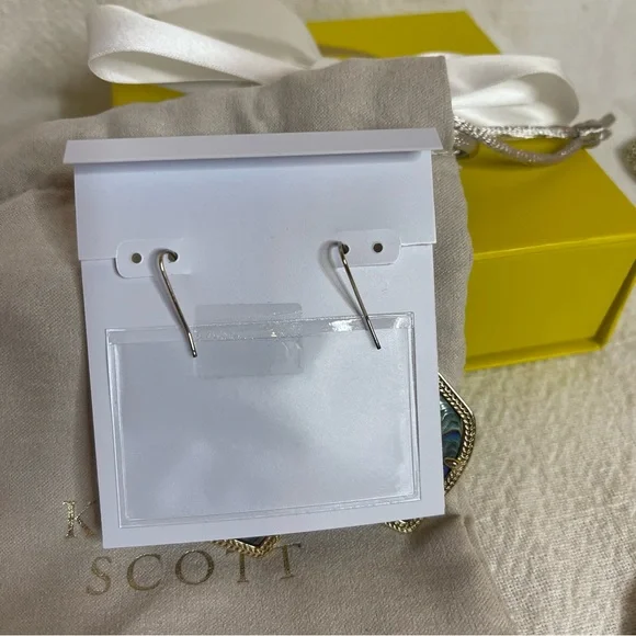 Kendra Scott Abalone Shell Earrings & Necklace Set - Picture 4 of 7